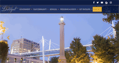 Desktop Screenshot of cityofdavenportiowa.com