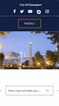 Mobile Screenshot of cityofdavenportiowa.com